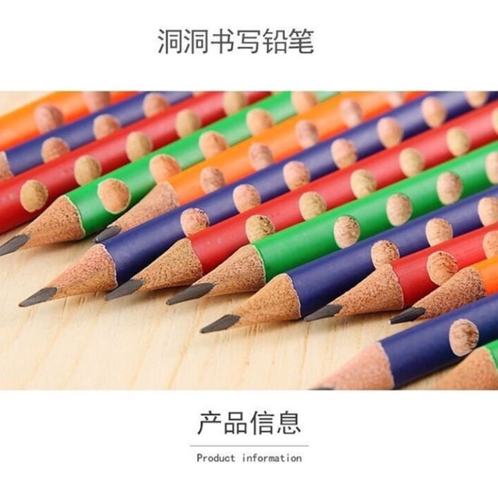 ดินสอสามเหลี่ยม-ดินสอไม้-เครื่องเขียน1กล่อง12แท่ง