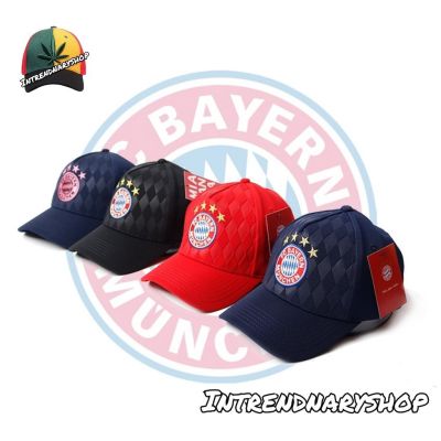 ❂หมวกฟุตบอล ทีมบาเยิร์น ทีมสโมสรฟุตบอล บาเยิร์น มิวนิก FC Bayern Munich 3สี หมวก หมวกแก๊ป หมวกกีฬา Sport Cap✍