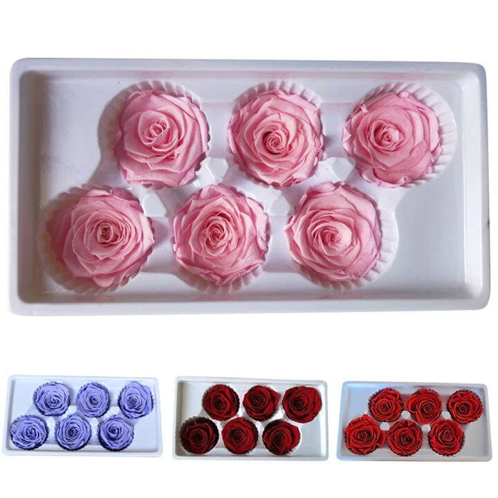 6pcs-5-6cm-quality-decoration-immortal-wedding-home-high-flower-rose-preserved