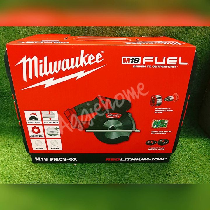 milwaukee-วงเดือนตัดโลหะ-รุ่น-m18-fmcs-0x-แบตเตอรี่ของมิลวอกี้ชนิด-redlithium-ion-ทนทาน-แข็งแกร่งมากที่สุดในท้องตลาด-จัดส่ง-kerry