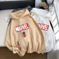 new 2021 Fashion New Marvel Harajuku style hoodie cartoon print sweatshirt cute style kawaii ladies jacket