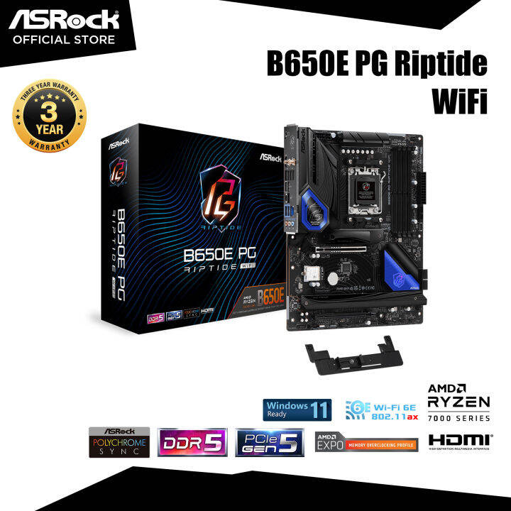 ASRock B650E PG Riptide WiFi | Lazada Singapore