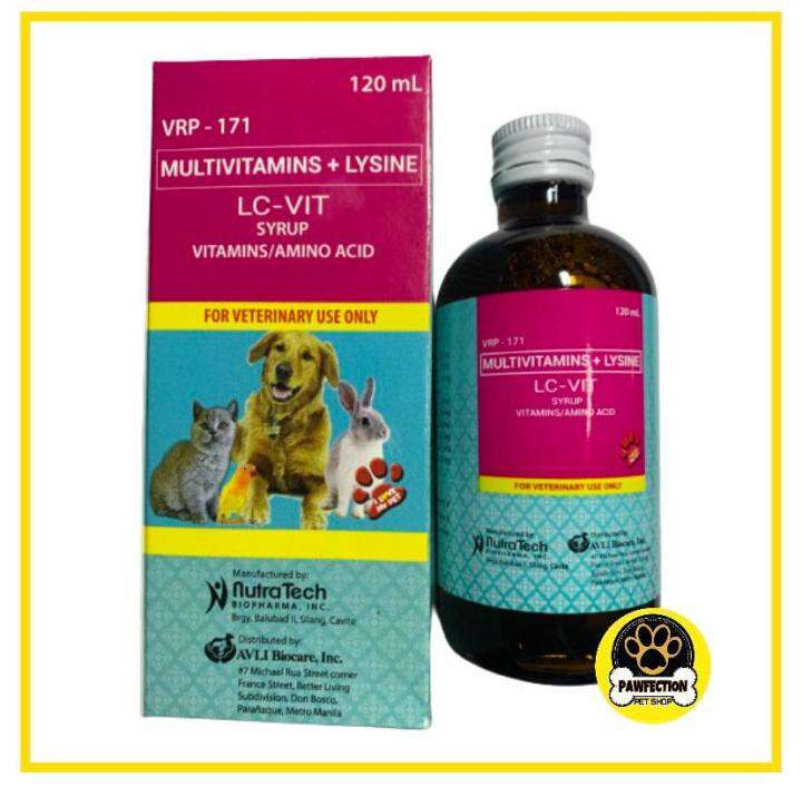 LC Vit Multivitamins Syrup for dogs and cats (120ml) Lazada PH