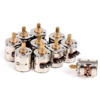 10Pcs/Pack Mini 2-Phase 4-Wire Stepper Motor Miniature Stepper with Gear Small Tiny Mini Motor Toy Engine DIY Electrical Trade Tools  Testers