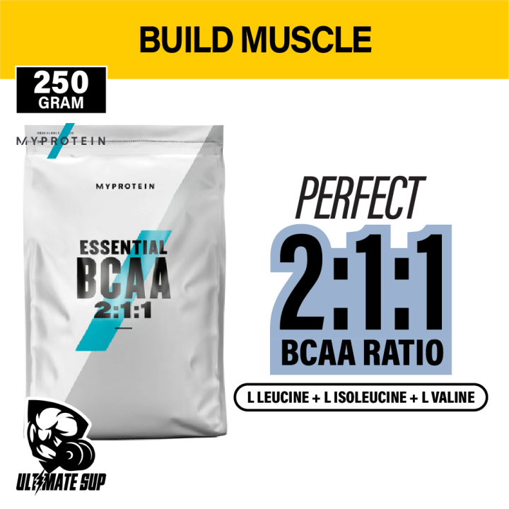 Myprotein Essential BCAA 211 Powder, Amino Acid, Support Gain Muscle, Tone Up & Lose Weight