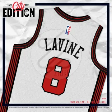 Chicago Bulls - 2021/2022 City Edition Jersey - #8 Zack Lavine 