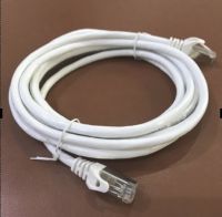 สายแลนด์ CAT 7 ความเร็วสูง  แบบสายกลมเส้นใหญ่ (หัว RJ 45 แบบเหล็ก) ยี่ห้อ OK Link  ( ยาว 5 เมตร)