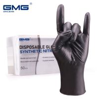 Black Gloves Disposable Latex Free Powder-Free Exam Glove Size Small Medium Large X-Large Nitrile Vinyl Synthetic Hand S M XL