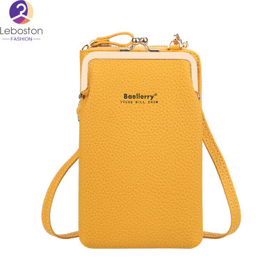 Leboston (กระเป๋า) Women Satchel Crossbody Bag Mini PU Leather Shoulder Messenger Bag For Girls Phone Purse