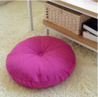 Simple Solid Color Round Throw Pillows Thickened Soft Sofa Window Chair Seat Cushion Warm Tatami Mattress Butt Pads