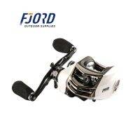 รอกตกปลาหยดน้ำ FJORD 1BB ใหม่12 + 6.3:1 Baitcasting ที่ดึงเบ็ดตกปลา