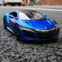 1:32 Acura NSX อัลลอยรถสปอร์ตรุ่น D Iecast และของเล่นยานพาหนะโลหะซูเปอร์รถรุ่นจำลองเสียงและไฟเด็กของเล่นของขวัญ