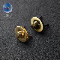 [COD] hardware bag lock light gold electroplating die-casting twist mortise buckle