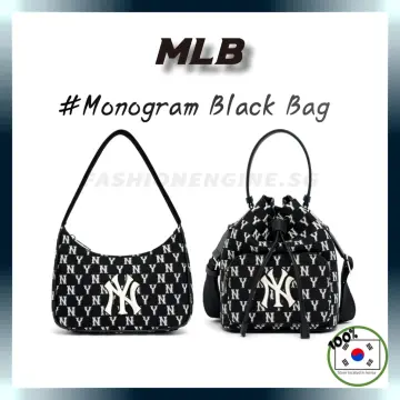 MLB Monogram Jacquard New York Yankees Hobo Bag Hand Bag NY Shoulder Bag  Green