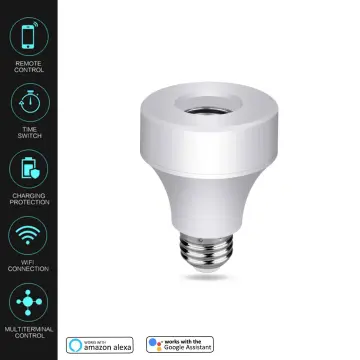 LoraTap Wireless Remote Control Light Bulb Socket for Floor Lamp