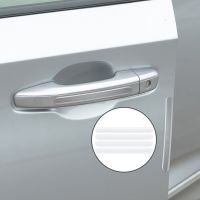 4/8/10Pcs Car Door Edge Transparent Anti-collision Protector Bar Stickers Car Side Edge Protection Guards Rearview Mirror Cover Car Door Protection