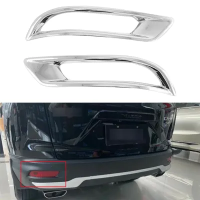 ABS Chrome Rear Tail Fog Light Lamp Frame Cover Trim for Honda CRV CR-V 2020-2021