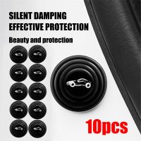 10Pcs/lot Silicone Car Door Shock Stickers Universal Absorber Bumper Protector Pad Switch Buffer Automotive Exterior Accessories