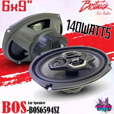 FAIRY ลำโพงติดรถยนต์ BOSTWICK รุ่น BOS- BS694SZ ลำโพง6X9 นิ้ว แกนร่วม 4ทาง กำลังขับ140วัตต์ เสียงดีเบสนุ่ม ลำโพงเสียงกลาง ลำโพง ของแท้ สภาพสินค้า100%