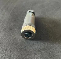 Connector M12 : 3 poles Female M12 cable connector IP67