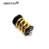 SHOUTAI Bike TC4 Titanium Alloy Spring Rear Shock Absorber For Brompton BMX Bicycle Parts 4 Colors