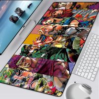 （Lao 6 s mouse pad） อะนิเมะ Gaming Mousepad XXL แล็ปท็อปพีซีคอมพิวเตอร์แผ่นรองเมาส์ขนาดใหญ่ล็อคขอบแป้นพิมพ์ยางล้างโต๊ะหนูเสื่อสำหรับแฟนๆ JOJOเคสและซองมือถือ