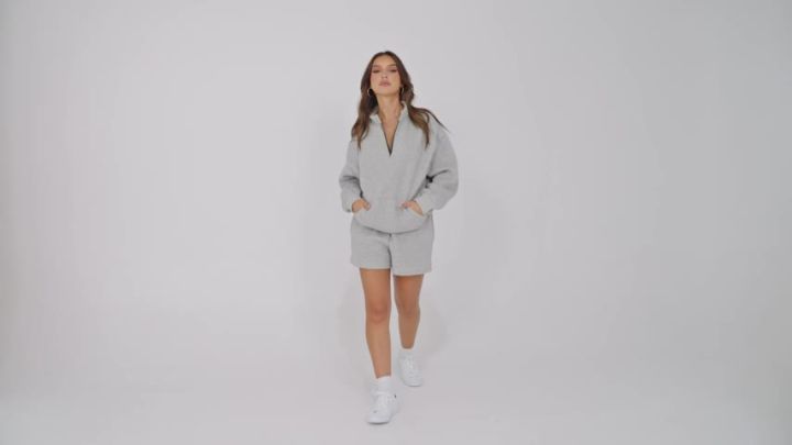 ANRABESS Women 2 Piece Outfits Sweatsuit Oversized Sweatshirt