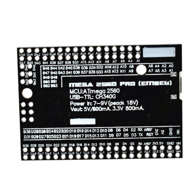4X Mega 2560 PRO MINI 5V(Embed) CH340G ATmega2560-16AU with Male Pinheaders Development Board for Arduino Mega