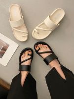 ✢▪ Net infrared wearing slip-on slippers female 2023 new summer all-match high-end thick-soled non-slip beach sandals and slippers