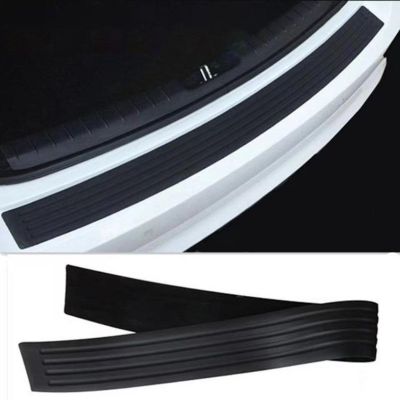 【hot】◐  Rear Protector Guard Rubber Scratch Resistant Trim Cover Anti Kick Strips for Car to Install