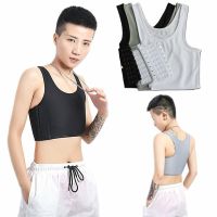 Mode Shop 3 Colors Invisible Wrapped Chest Lesbian Corset Tomboy Cosplay Comfortable Type Vest