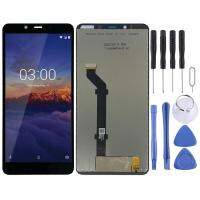 (ร้านอะไหล่ที่ไม่ซ้ำกัน) หน้าจอ LCD TFT สำหรับ Nokia 3.1บวกกับ Digitizer ประกอบเต็มตัวเครื่อง (สีดำ)