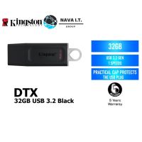 แฟลชไดร์ฟ flash drive แฟลชไดร์ฟ usb KINGSTON DTX/32GB FLASH DRIVE USB 3.2 BLACK รับประกัน 5 ปี