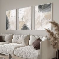 Canvas Paintings Abstract Watercolor Posters and Prints Minimalist Wall Pictures Room