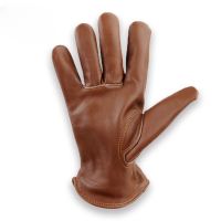 Leather Gloves Motorcycle Drivers Safety Garden Labor Security Protection Men Women