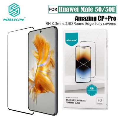 Nillkin For Huawei Mate 50 Mate 50E Tempered Glass CP+PRO Anti-Explosion Fully Screen Protector For Huawei Mate50 Glass Film Drills Drivers