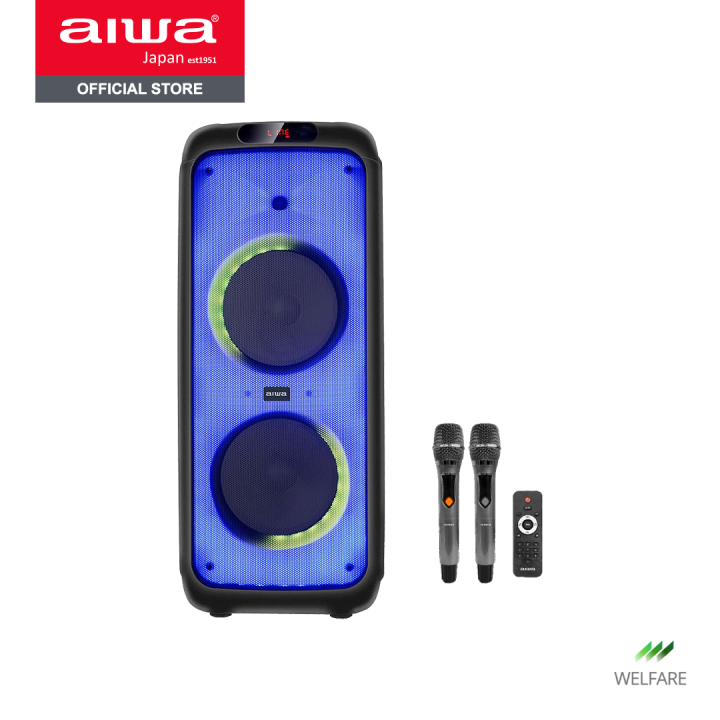 ผ่อน-0-aiwa-psp-1010a-bluetooth-speaker-ลำโพงบลูทูธปาร์ตี้