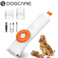 DOGCARE Dog Hair Clippers Grooming Electric Pet Clipper Professional Silent Hair Cutter USB ชาร์จ Pet Grooming Clipper