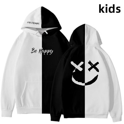 2 To 14 Years Kids Hoodies Candy Band DJ 3d Printed Hoodie Sweatshirt Boys Girls Smile Face Cosplay Jacket Coat Children Clothes