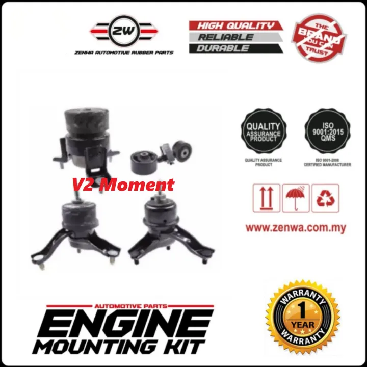 Toyota Camry ACV30 Engine Mouting Kit Set (ZW/Zenwa) 4 pcs in 1 set