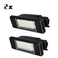 ป้ายทะเบียน Smd ด้านหลังรถ18 Led แผ่นเรืองแสง6000K สำหรับเปอโยต์106 207 307 308 406 407 508สำหรับ Citroen C3 C4 C5 C6 C8