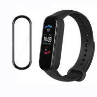 3D โค้งขอบเต็มครอบคลุม S Martband นุ่มล้างฟิล์มป้องกันปกคลุมสำหรับ Amazfit วง5 Band5สร้อยข้อมือสมาร์ทป้องกันหน้าจอ