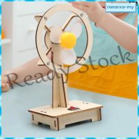 【hot sale】 ◐ B02 [RanarxaMY] Craft Kits Unassembled Manual DIY Model Creative Stem Assembly Wood Puzzle Model Wooden Small Fan Set science Study Teaching Prop Gift