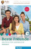 BESTE FREUNDE : B1.2 Workbook สมุดงาน B1.2 (นำเข้าของแท้100%) 9783195610537 | BESTE FREUNDE B1.2 Arbeitsbuch mit Audio-Audio Deutsch für Jugendliche (ejerc.) (BFREUNDE) (German Edition)