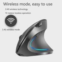 ZZOOI 2.4G Wireless Vertical Mouse Ergonomic Gaming Right Handed 2400DPI USB Optical Wrist Healthy Mice Desktop Computer Dropshipping