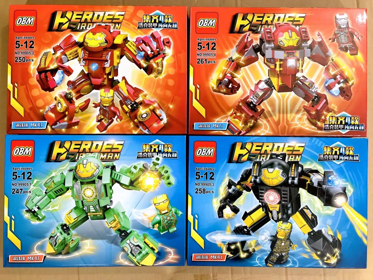 Lego Người Sắt Iron Man Hulkbuster Mavel Avengers Người Sắt Cao Cấp |  Lazada.Vn