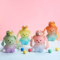 1100ml With Cute Girls Leak-proof School Work Travel Colorful Kawaii Water Bear