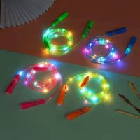 Can shine TiaoShen dazzle colour jump rope for children elementary school students grade 123 shashi noctilucent children