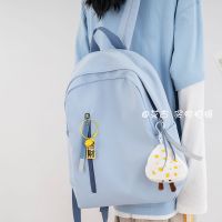 Uniqlo High-end 2023 NEW Hyuna style schoolbag Korean college girls original design junior high school Japanese style backpack simple and light backpack small crowd schoolbag New