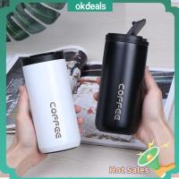 OKDEALS 400ml ของขวัญสำหรับเด็ก ป้องกันการรั่วซึม เหล็กไร้สนิม กระติกเก็บความร้อน ขวดน้ำน้ำ แก้วกาแฟแก้ว ถ้วยชาถ้วยชา